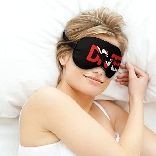 Tüplü Dalış Uyku Göz Maskesi Sevimli Körü Körüne Göz Kapakları Siperliği Kadın Erkek Hediyeler için