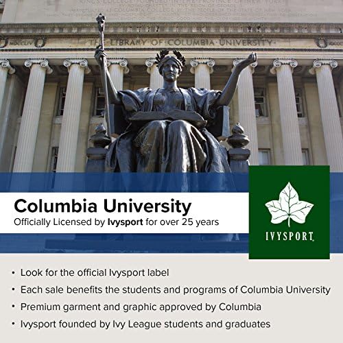 Taç Logolu Ivysport Columbia Üniversitesi Pamuklu Uzun Kollu Tişört