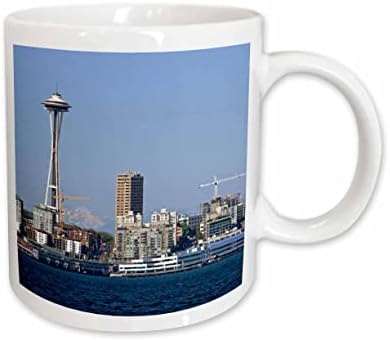 3dRose Şehir Manzarası, Seattle, Washington'daki Uzay İğnesi-US48 DFR0052-David. - Kupalar (kupa_95312_1)