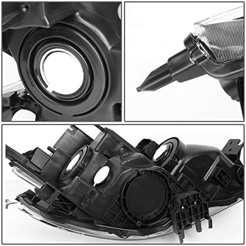 [Halojen Modelleri] Fabrika Tarzı Projektör Farlar Meclisi ile Uyumlu Nissan Maxima 09-14, çift, krom Konut