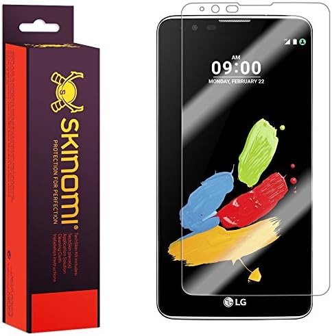 Skinomi Ekran Koruyucu ile Uyumlu LG Stylo 2 (LG Stylus 2) Temizle TechSkin TPU Anti-Kabarcık HD Film
