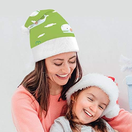 Noel Santa Şapka, Yunus Su Noel Tatil Şapka Yetişkinler için, Unisex Konfor noel şapkaları için Yeni Yıl Şenlikli