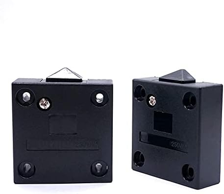 NUNOMO 2 Adet Siyah Dolap Dokunmatik anahtarlama kabini Lamba Anahtarı Normalde Kapalı Otomatik Kapı Dokunmatik Anahtarı