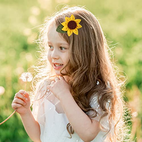 Ayçiçeği saç tokası ayçiçeği Tokalar Ayçiçeği saç aksesuarları çocuklar Kızlar Kadınlar için Parti Hediye