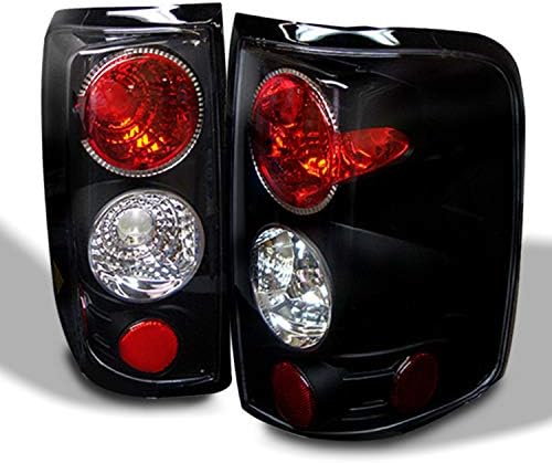 AKKON-Ford F150 Pikap Siyah Çerçeve Çift Halo LED G2 Projektör Farlar Ön Lambalar + Kuyruk Lambası Seti