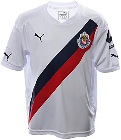 Puma Youth Chivas Deplasmanda Beyaz / Kırmızı / Lacivert Forma