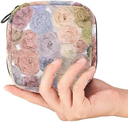 Renkli Boyama sıhhi peçete saklama çantası Taşınabilir Dönem Kiti Çantası Dönem için Ped Torbalar Adet Fincan fermuarlı