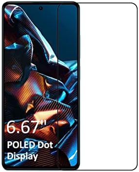 UPONEW [2 Paket Temizle Temperli Cam Ekran Koruyucu Sınır Koruyucu Koruyucu için Xiaomi Poco X5 Pro