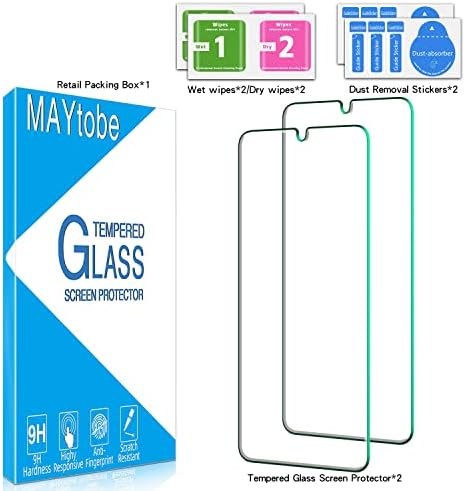 MAYtobe [2 Paket] Samsung Galaxy S21 için Tasarlanmış, S21 5G 6.2 İnç Ekran Koruyucu Temperli Cam, destek Parmak