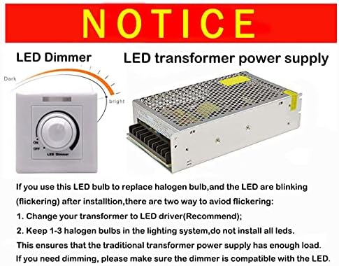 Lamsky GY6.35 LED Ampul Kısılabilir, G6.35/GY6.35 Bi-pin Tabanı 5W,AC/DC 12V 24V Sıcak Beyaz 3000K,GY6. 35 Taban