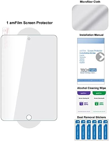 iPad Mini 5/iPad Mini 4 için amFilm Ekran Koruyucu, Temperli Cam, 1 Paket