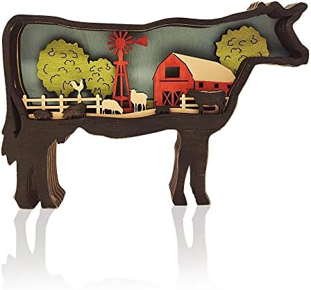 Ahşap kabin dekor, Orman Dekor çiftlik evi süslemeleri Çiftlik rustik yatak odası Ahşap Hayvan dekor Ahşap Orman