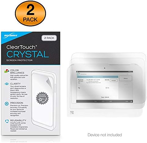 Clover Mini için Ekran Koruyucu (BoxWave tarafından Ekran Koruyucu) - ClearTouch Crystal( 2'li Paket), HD Film Kaplaması