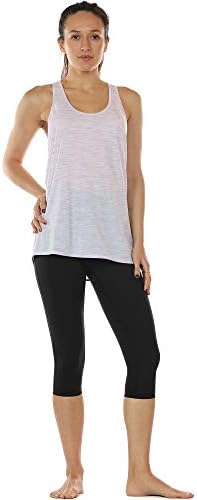 ıcyzone Egzersiz Tankı Gömlek Kadınlar için-Atletik Egzersiz Yoga Spor Salonu Üstleri, Bayan Kas Tankı