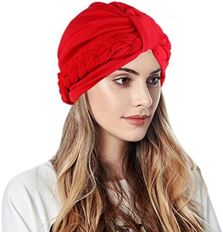 Şapkalar Bere Şapka Kap Kadınlar için, Kadın Örgü Türban Kap Saç Kaput başörtüsü Wrap Kapak Kamp Şapka Kadınlar için