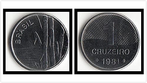Amerikan Brezilya 1 Cruiseo Sikke 1981 Baskı Yabancı Para Sikke Koleksiyonu