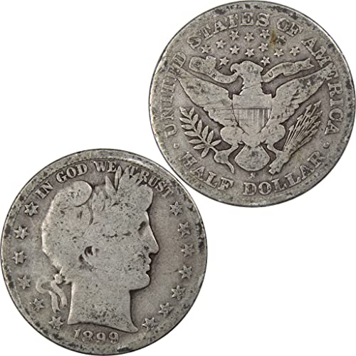 1899 S Berber Yarım Dolar AG Yaklaşık İyi 90 % Gümüş 50c SKU: I1733