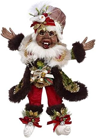 Mark Roberts Afro-Amerikan Noel Güvercin Elf, Küçük 11 İnç, 51-23726
