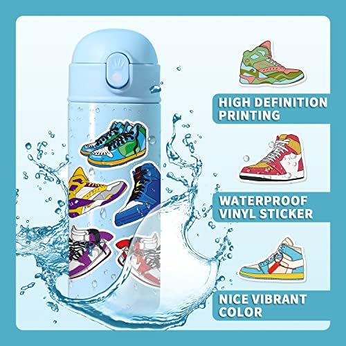50 Adet Spor Ayakkabı Çıkartmaları basketbol ayakkabısı Çıkartmaları Su Şişesi Çıkartmaları VSCO Etiket Paketleri