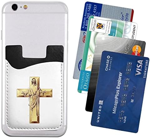 Dini Hıristiyan İnanç Jesus0 Telefonu Geri Elastik Kol Kart Kol cep telefonu Cüzdan Tüm cep telefonları Telefonları