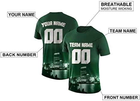 Basketbol T Shirt Özel Şehir Gece Hayranları Spor Gömlek Hediye Eklemek Adı Numarası Kişiselleştirilmiş Gömlek Erkekler