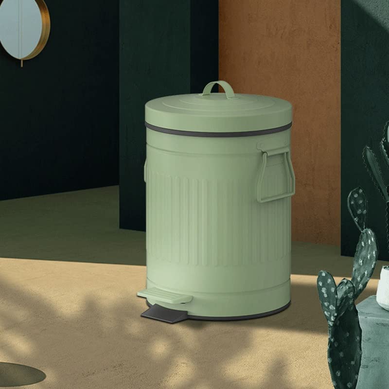 UXZDX Ahizesiz Banyo çöp tenekesi Retro Oturma Odası çöp tenekesi Yatak Odası Çevre Dostu Mutfak