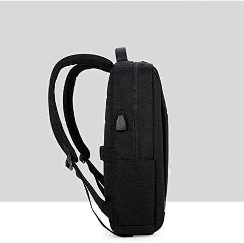 LHLLHL Seyahat Laptop sırt çantası, USB Şarj Portu ile iş Anti hırsızlık ince dayanıklı dizüstü sırt çantası (Renk:
