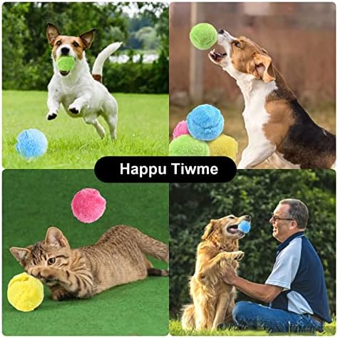Köpekler için YAİOUTİY Aktif Haddeleme Topu, Poofplay Topu,Köpekler için Poof Oyun Topu,Köpekler için Sihirli Top,
