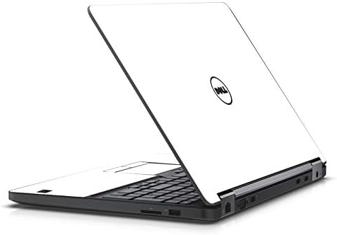 LidStyles Vinil Koruma Cilt Kiti çıkartma ile Uyumlu Dell Latitude E5570 Dizüstü Bilgisayar (Beyaz)