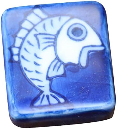 浜陶 Yemek Çubukları Dinlenme, 約3. 5 × 3 × 1cm, Mavi