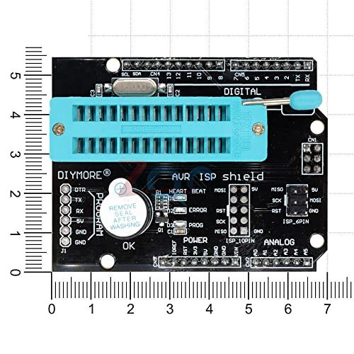 AVR ISP Kalkanı Yanan Bootloader Programcı Atmega328P Bootloader Modülü Buzzer ile LED Göstergesi Arduino için R3