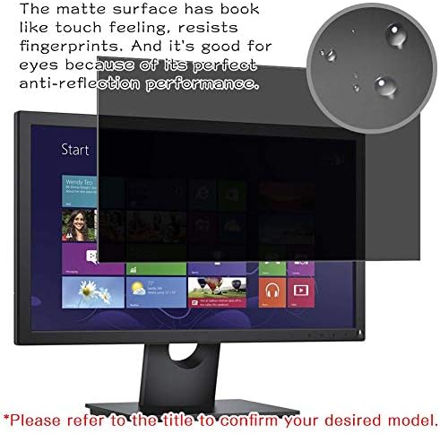 Synvy ekran koruyucu koruyucu ile Uyumlu BenQ GW2870 / GW2870H 28 Ekran Monitör Anti Casus Filmi Koruyucuları [Temperli