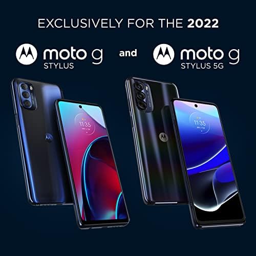 Motorola (2'li Paket Moto G Stylus (2022), G Stylus 5G (2022) Ekran Koruyucular - 9H Temperli Cam, Parmak İzi Önleyici,