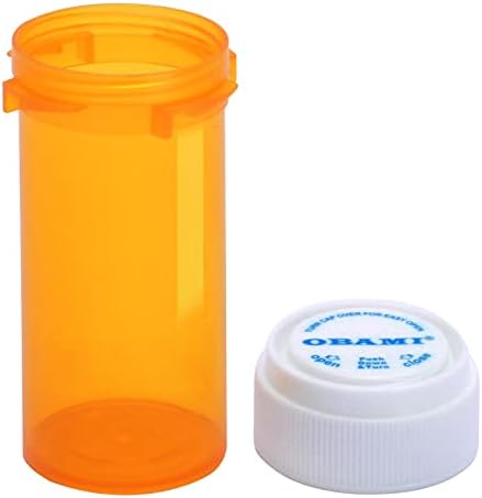 Çift Taraflı Kullanımlı Plastik Boş Hap Şişeleri (Çocuklara Dayanıklı ve Kolay Açılır) Kapaklar - İlaç Kabı Hap Kutuları
